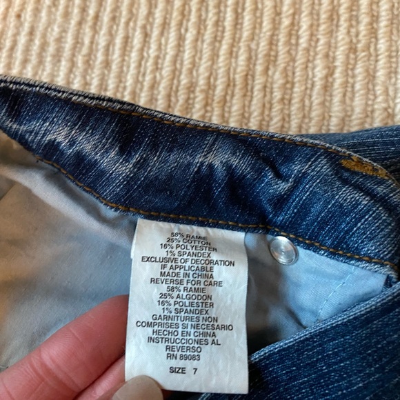 LEI Ashley Jeans Size 13 Ultra Low Rise Flare - Picture 6 of 6